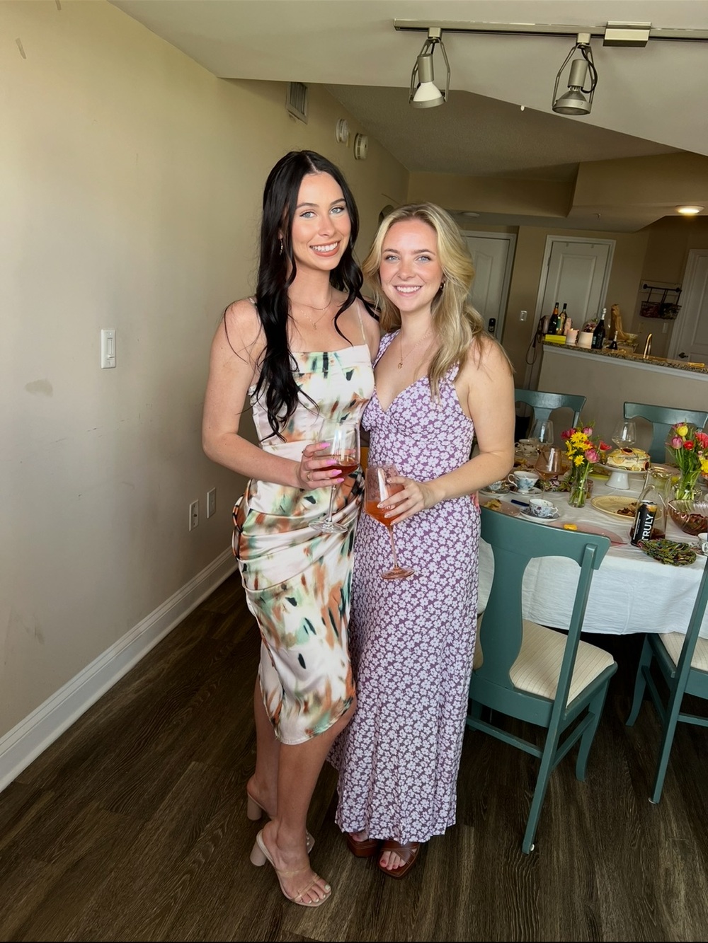 Verge Girl Purple Floral Maxi Dress
